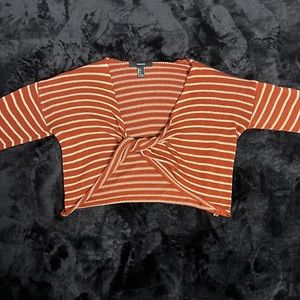 Forever 21 Sized S front crossing sweater